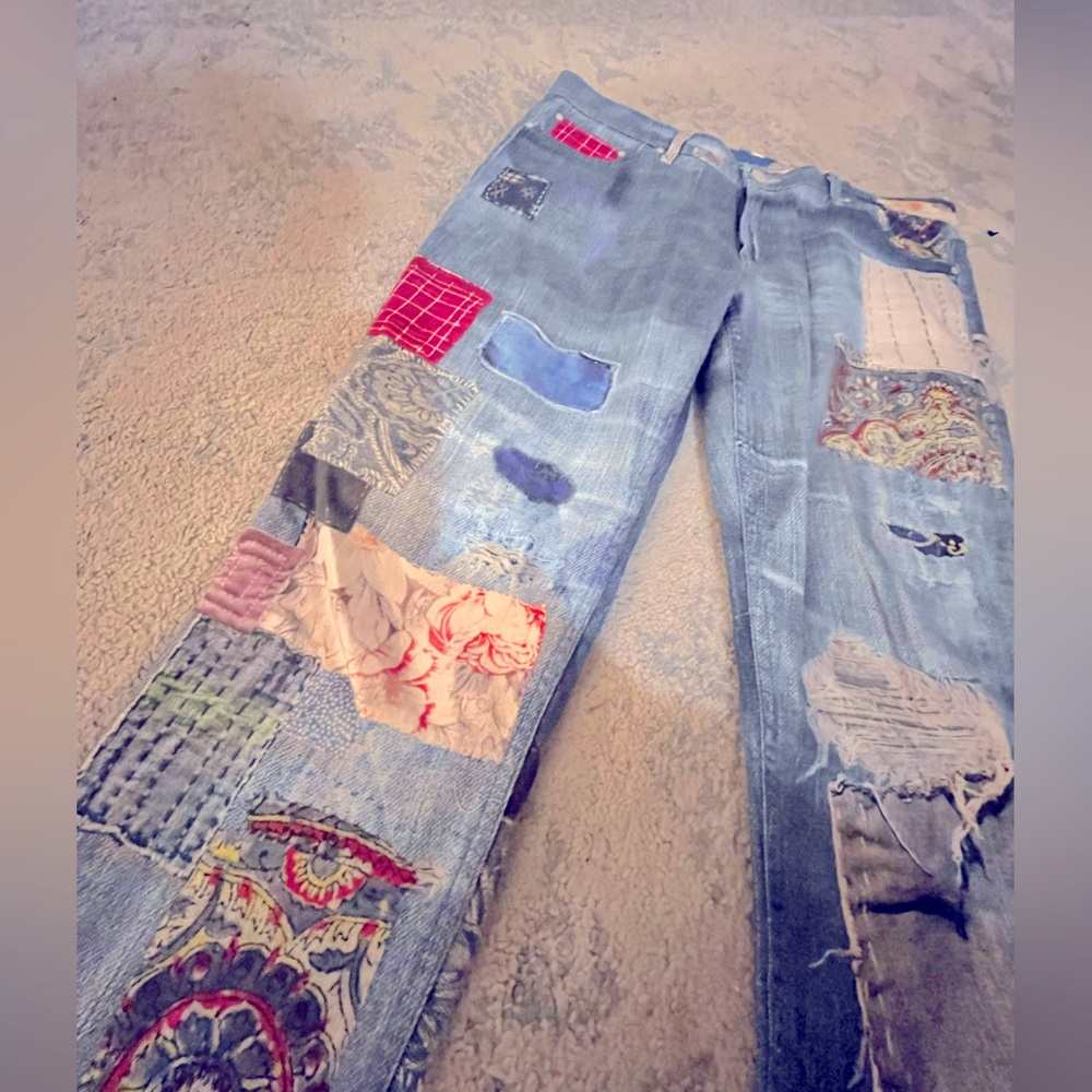 MOTHER Denim Brand Cropped Jeans Pant